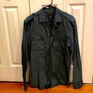 Inc long sleeve button down cargo shirt. Great for nights out.